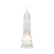 White Architectural Rechargeable LED Lamp | Qeeboo Empire | Italianfurniture.com