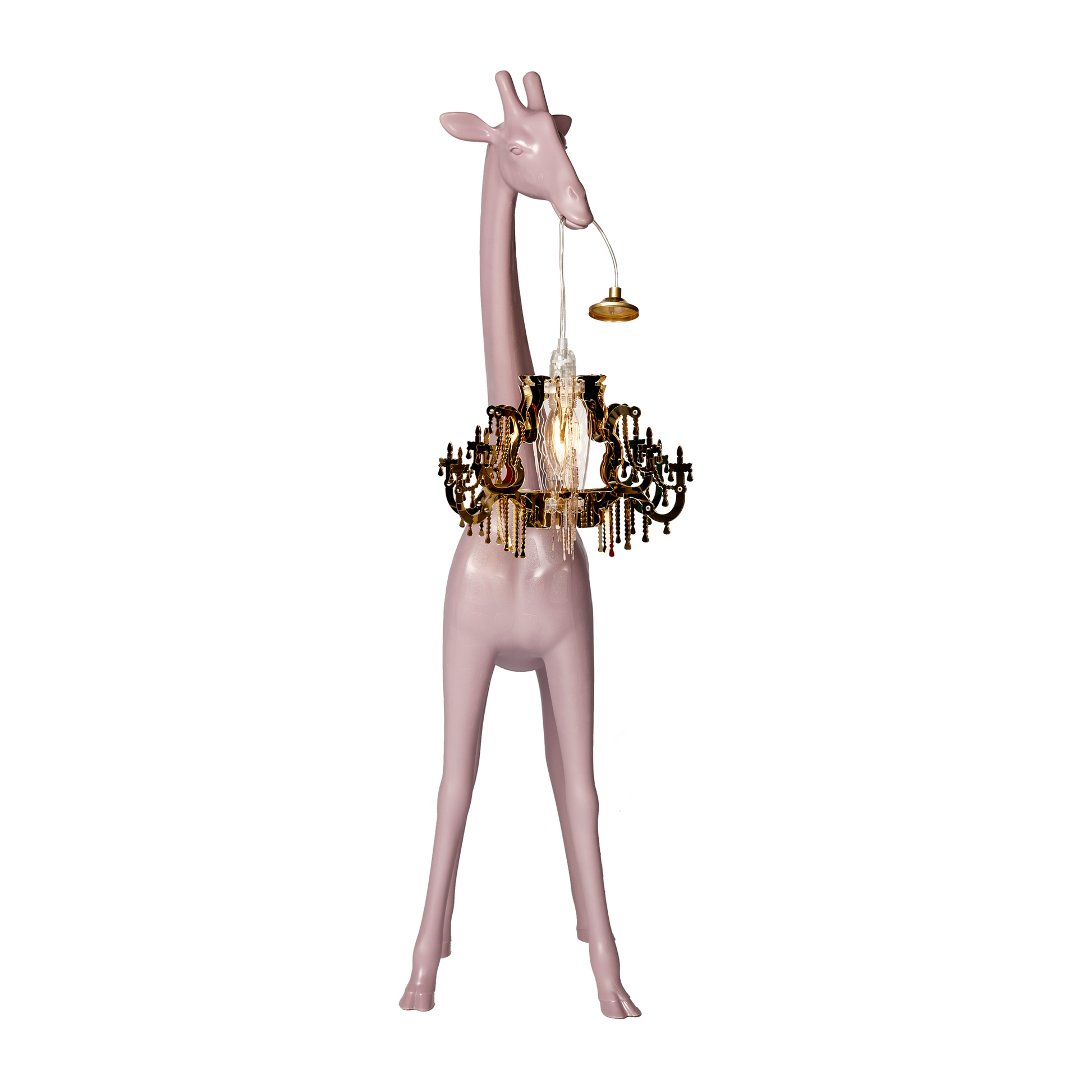 Animal Statue Table Lamp XS | Qeeboo Giraffe in Love | Oroatrade.com