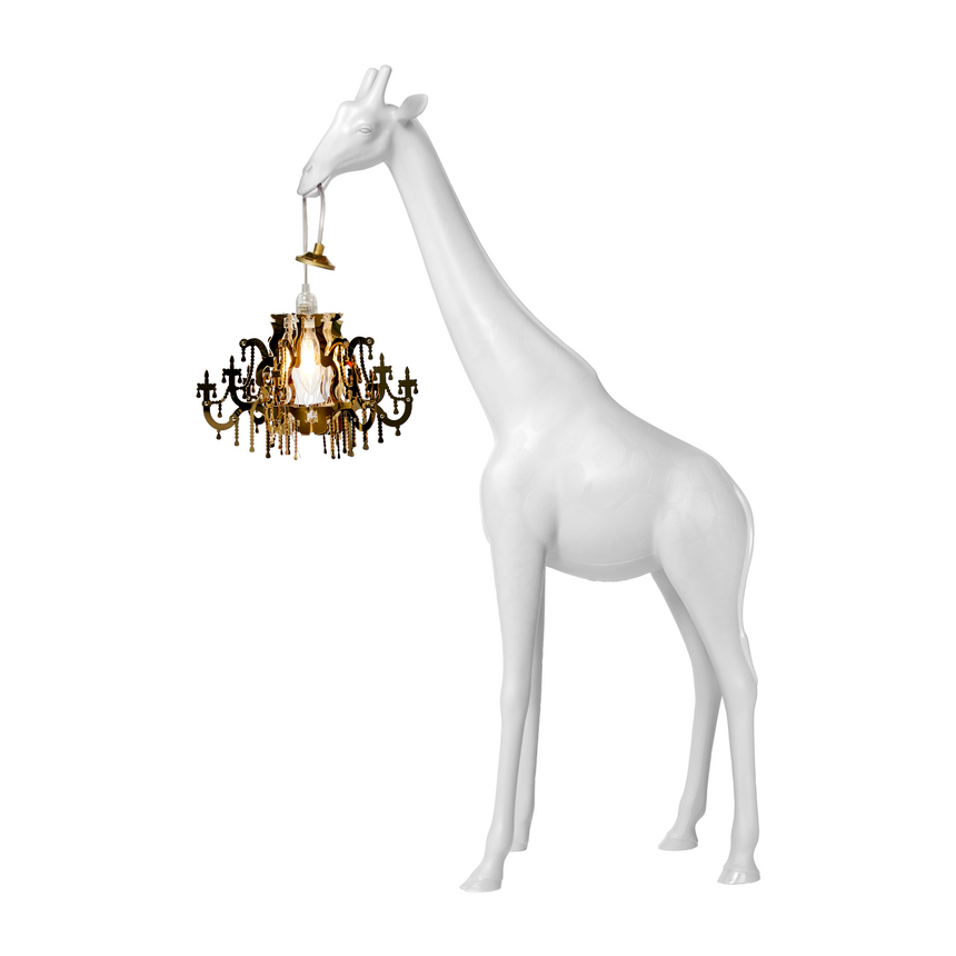 Animal Statue Table Lamp XS | Qeeboo Giraffe in Love | Oroatrade.com