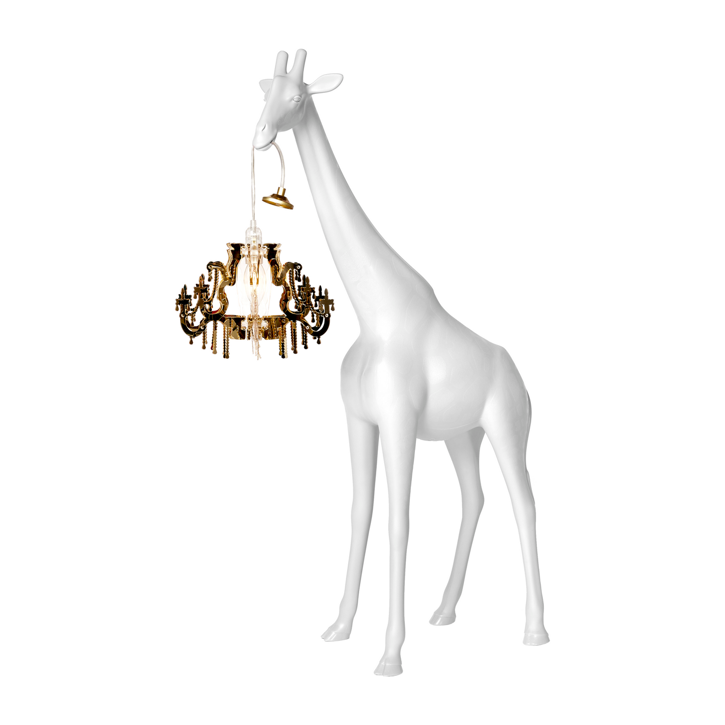 Animal Statue Table Lamp XS | Qeeboo Giraffe in Love | Oroatrade.com