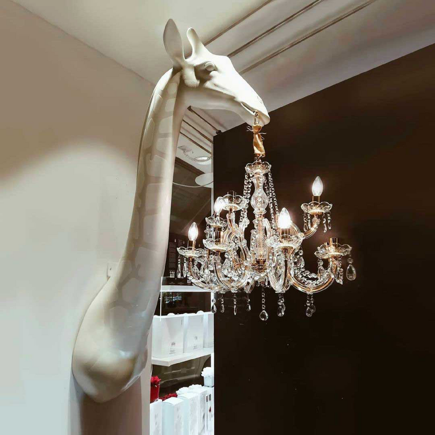 Animal Head Wall Lamp | Qeeboo Giraffe in Love | Italianfurniture.com