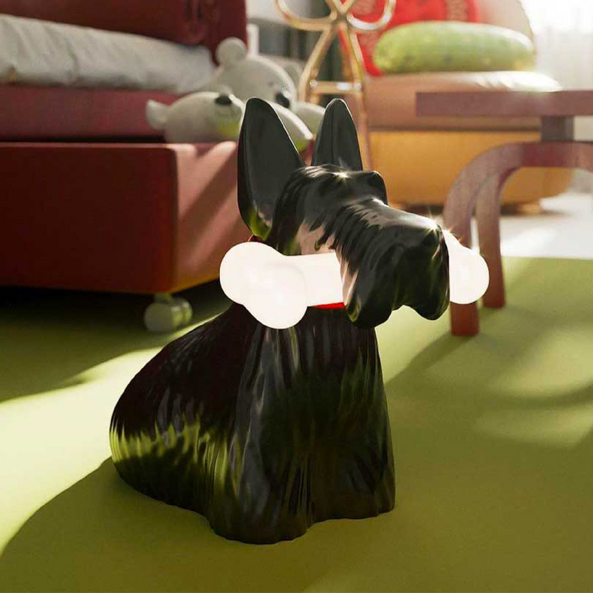 Decorative Dog Wireless Lamp | Qeeboo Scottie | Italianfurniture.com