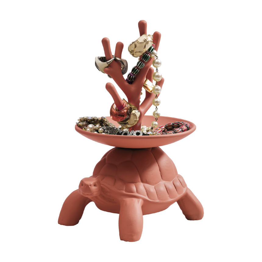 Ceramic Jewelry Tree XS | Qeeboo Turtle Carry | Italianfurniture.com