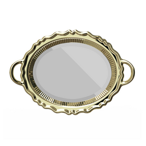 Metallic Tray Wall Mirror | Qeeboo Plateau Miroir | Italianfurniture.com