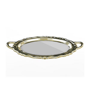 Metallic Tray Wall Mirror | Qeeboo Plateau Miroir | Italianfurniture.com