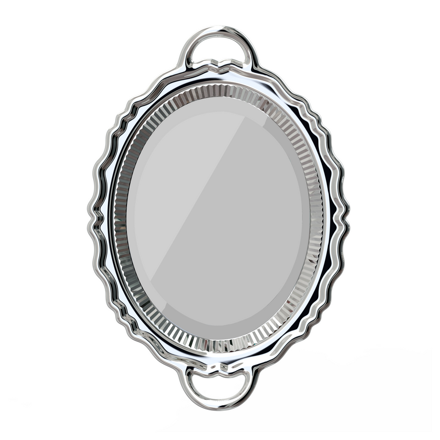 Metallic Tray Wall Mirror | Qeeboo Plateau Miroir | Italianfurniture.com