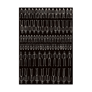 Human Line Art Carpet | Qeeboo Parade | Italianfurniture.com