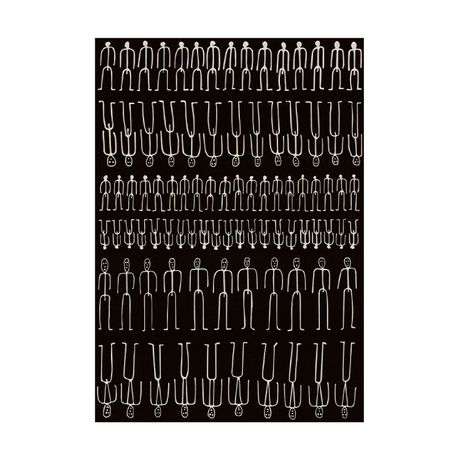 Human Line Art Carpet | Qeeboo Parade | Italianfurniture.com