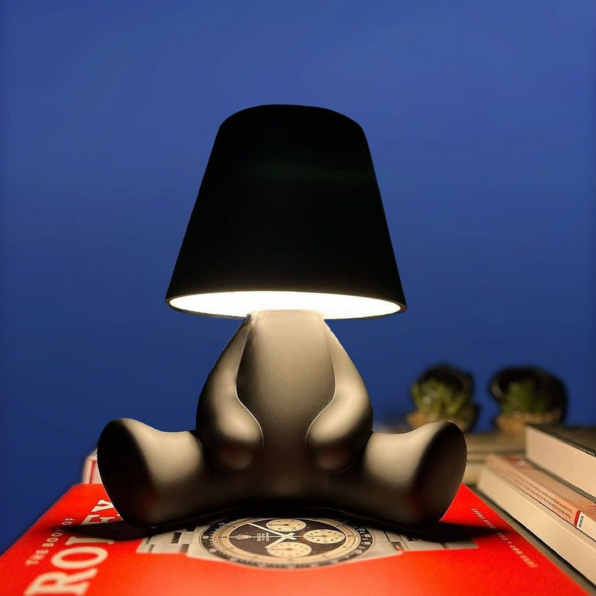 Sculptural Child Rechargeable LED Lamp | Qeeboo Sweet Brothers | Italianfurniture.com