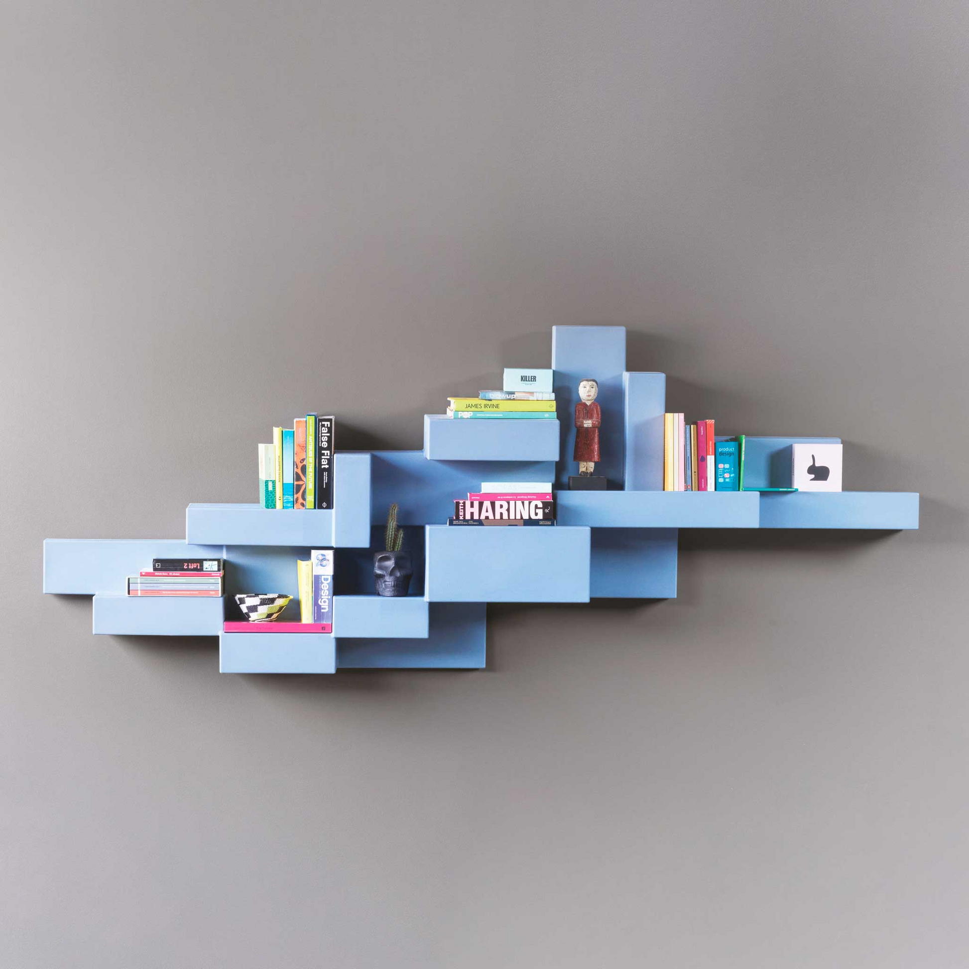 Geometric Modular Wall Shelf | Qeeboo Primitive | Italianfurniture.com