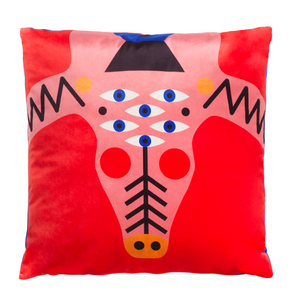 Graphic Print Cushion | Qeeboo Oggian | Italianfurniture.com