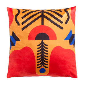 Graphic Print Cushion | Qeeboo Oggian | Italianfurniture.com