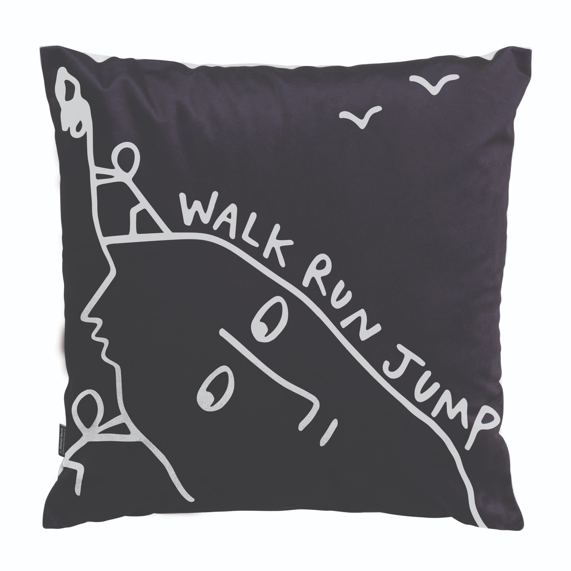 Stylized Drawings Pillow S | Qeeboo Energetic | Italianfurniture.com