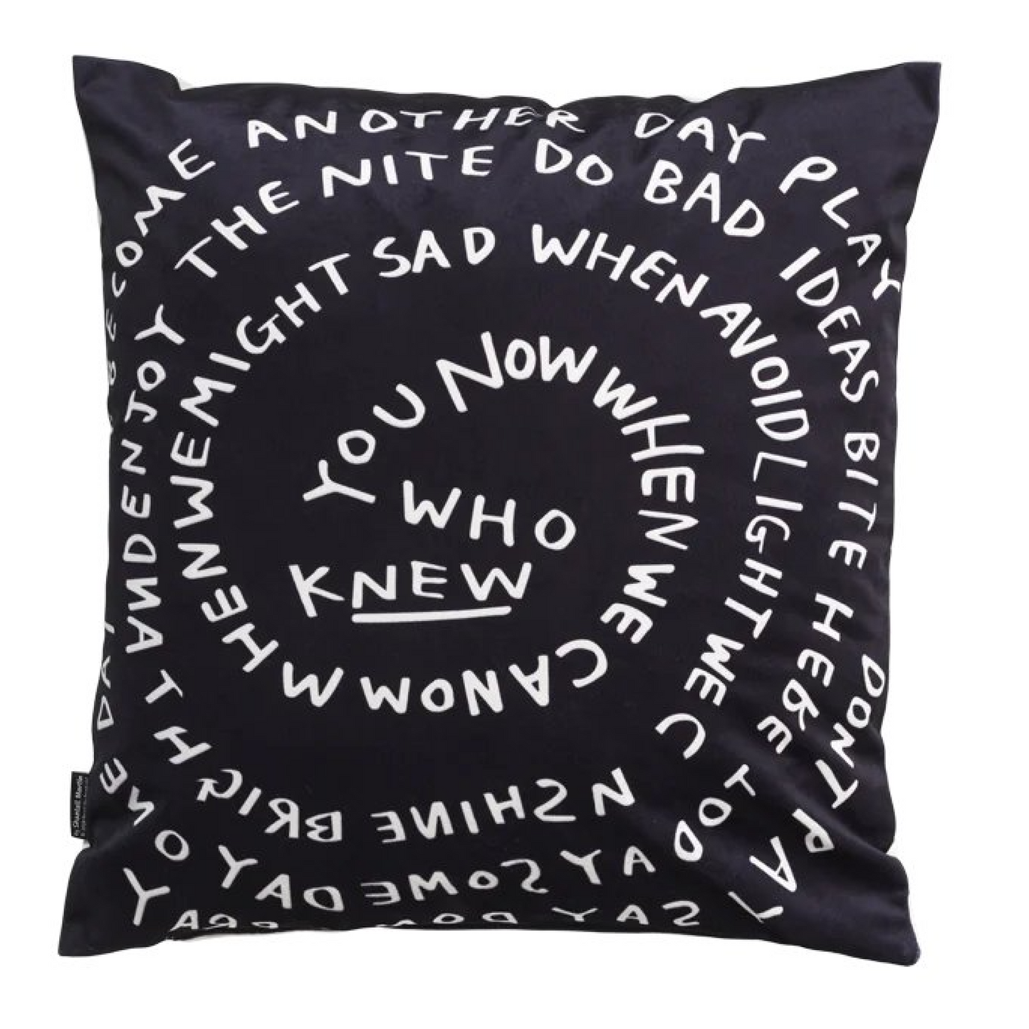 Stylized Drawings Pillow | Qeeboo Orbit Odes | Italianfurniture.com