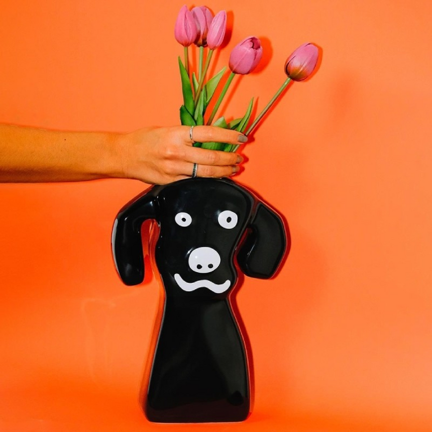 Animal Ceramic Vase | Qeeboo Kritters | Italianfurniture.com