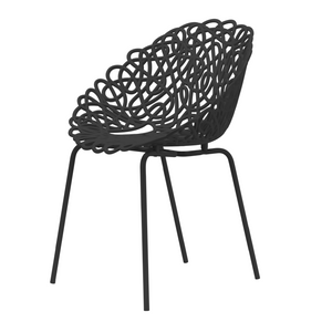 Twisted Indoor/Outdoor Chair Set (2) | Qeeboo Bacana | Italianfurniture.com