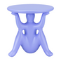 Molded Sculptural Side Table | Qeeboo Helpyourself | Italianfurniture.com