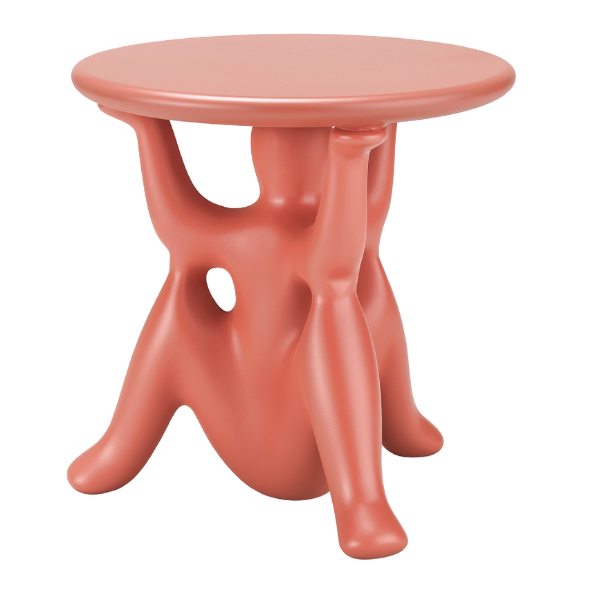 Molded Sculptural Side Table | Qeeboo Helpyourself | Italianfurniture.com