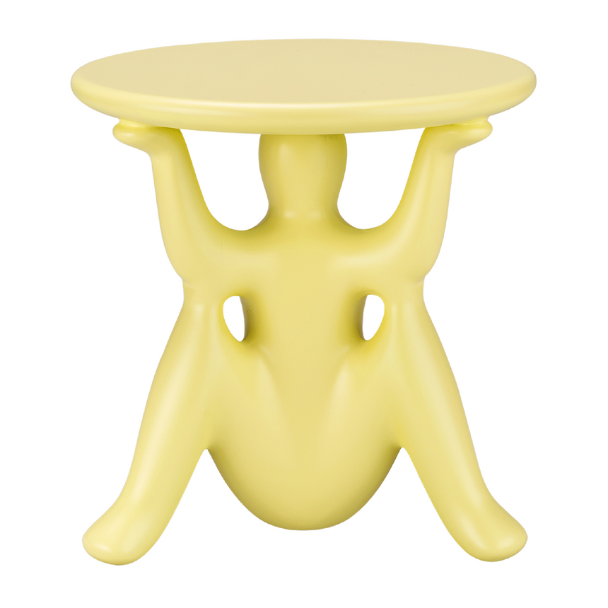 Molded Sculptural Side Table | Qeeboo Helpyourself | Italianfurniture.com