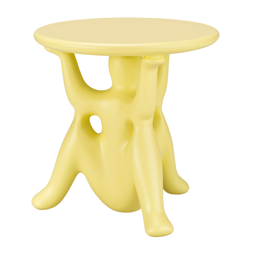 Molded Sculptural Side Table | Qeeboo Helpyourself | Italianfurniture.com