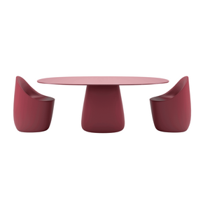 Oval Indoor/Outdoor Dining Table | Qeeboo Cobble | Italianfurniture.com