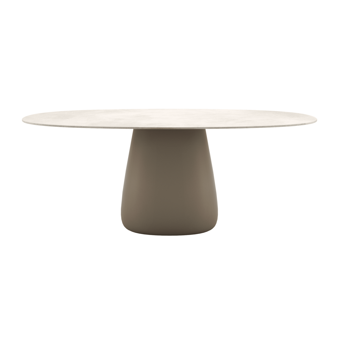 Oval Indoor/Outdoor Dining Table | Qeeboo Cobble | Italianfurniture.com