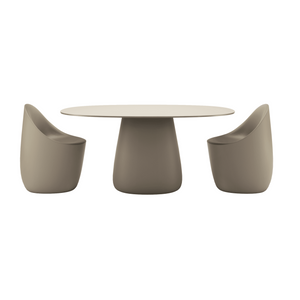 Oval Indoor/Outdoor Dining Table | Qeeboo Cobble | Italianfurniture.com