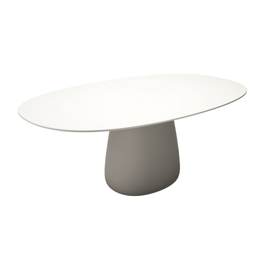 Oval Indoor/Outdoor Dining Table | Qeeboo Cobble | Italianfurniture.com