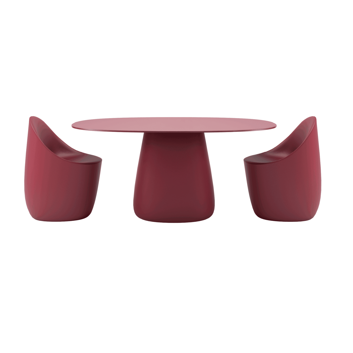 Oval Indoor/Outdoor Dining Table | Qeeboo Cobble | Italianfurniture.com