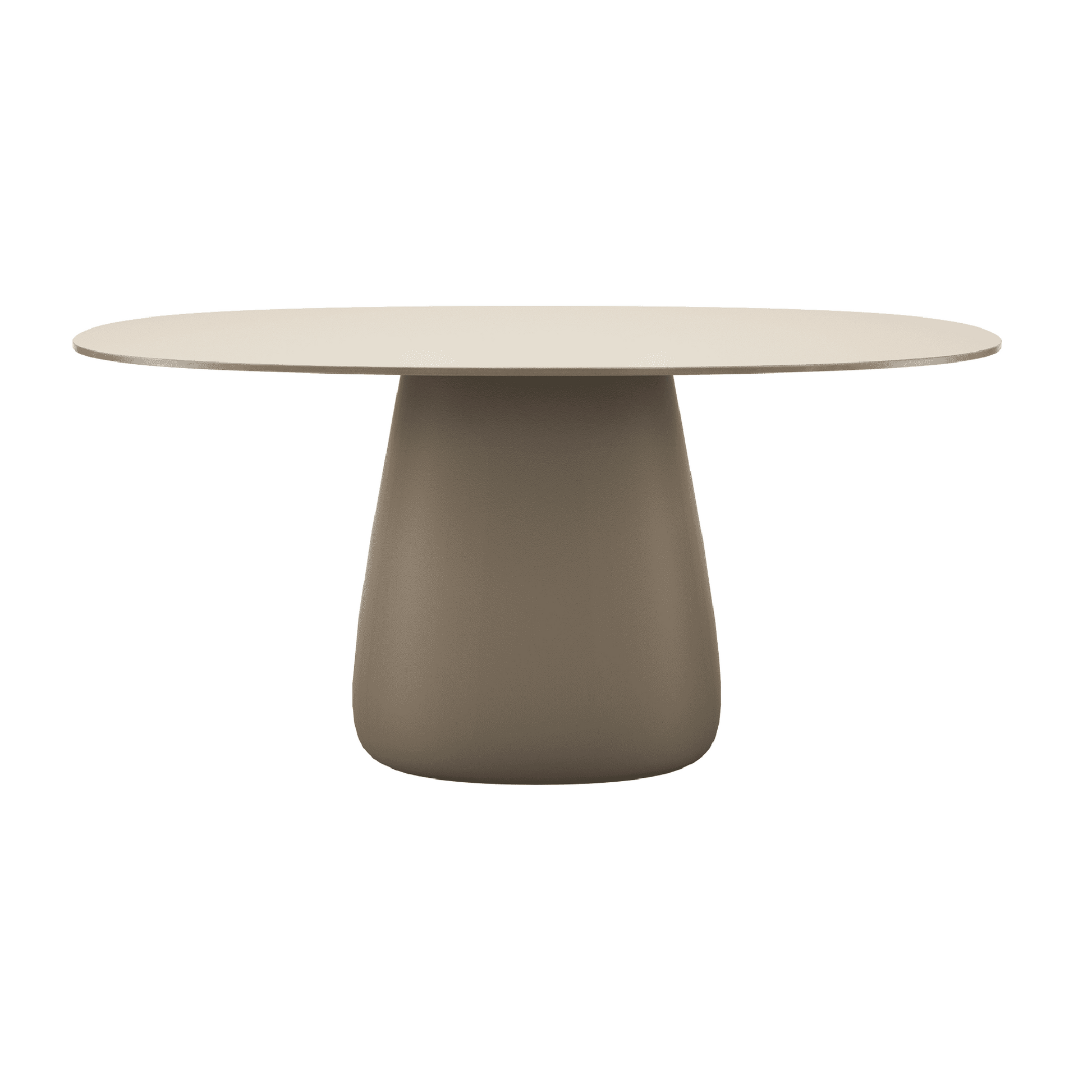 Oval Indoor/Outdoor Dining Table | Qeeboo Cobble | Italianfurniture.com