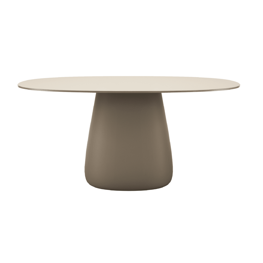 Oval Indoor/Outdoor Dining Table | Qeeboo Cobble | Italianfurniture.com