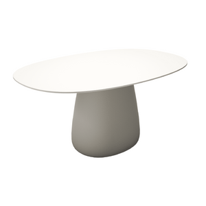 Oval Indoor/Outdoor Dining Table | Qeeboo Cobble | Italianfurniture.com