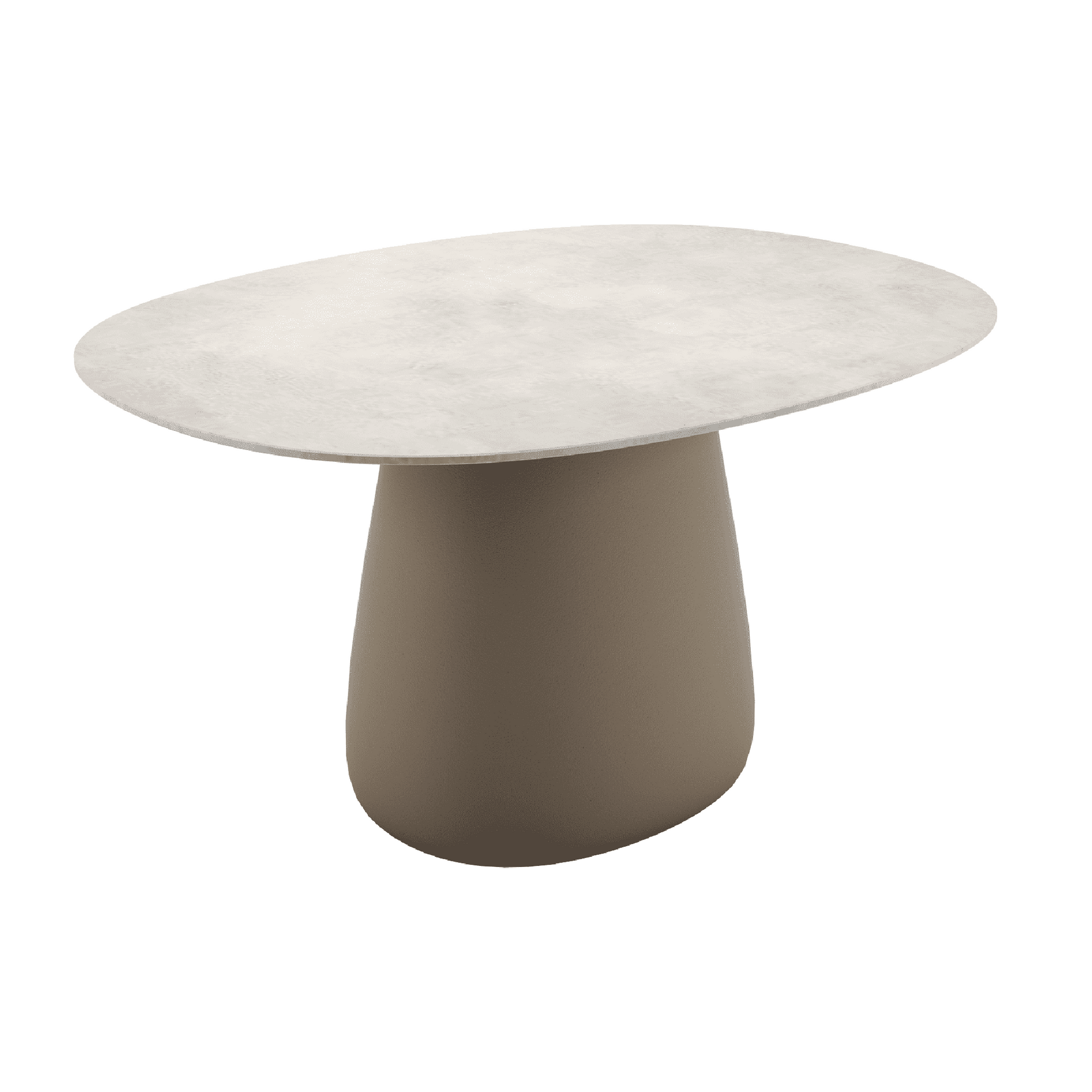 Oval Indoor/Outdoor Dining Table | Qeeboo Cobble | Italianfurniture.com