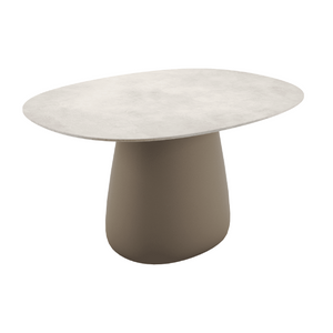 Oval Indoor/Outdoor Dining Table | Qeeboo Cobble | Italianfurniture.com