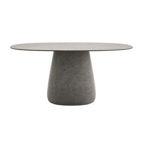 Oval Indoor/Outdoor Dining Table | Qeeboo Cobble | Italianfurniture.com