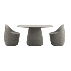 Oval Indoor/Outdoor Dining Table | Qeeboo Cobble | Italianfurniture.com