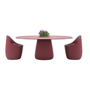 Indoor/Outdoor Bucket Dining Table | Qeeboo Cobble | Italianfurniture.com