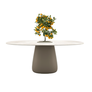 Indoor/Outdoor Bucket Dining Table | Qeeboo Cobble | Italianfurniture.com