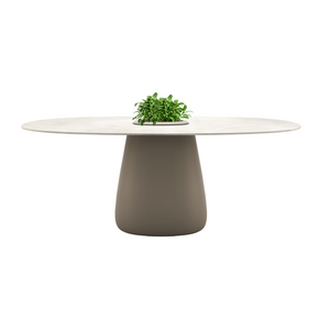 Indoor/Outdoor Bucket Dining Table | Qeeboo Cobble | Italianfurniture.com