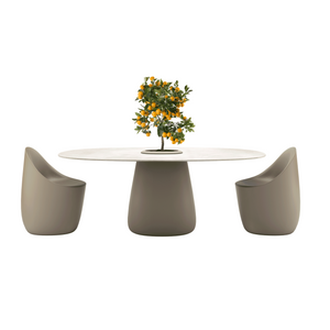 Indoor/Outdoor Bucket Dining Table | Qeeboo Cobble | Italianfurniture.com