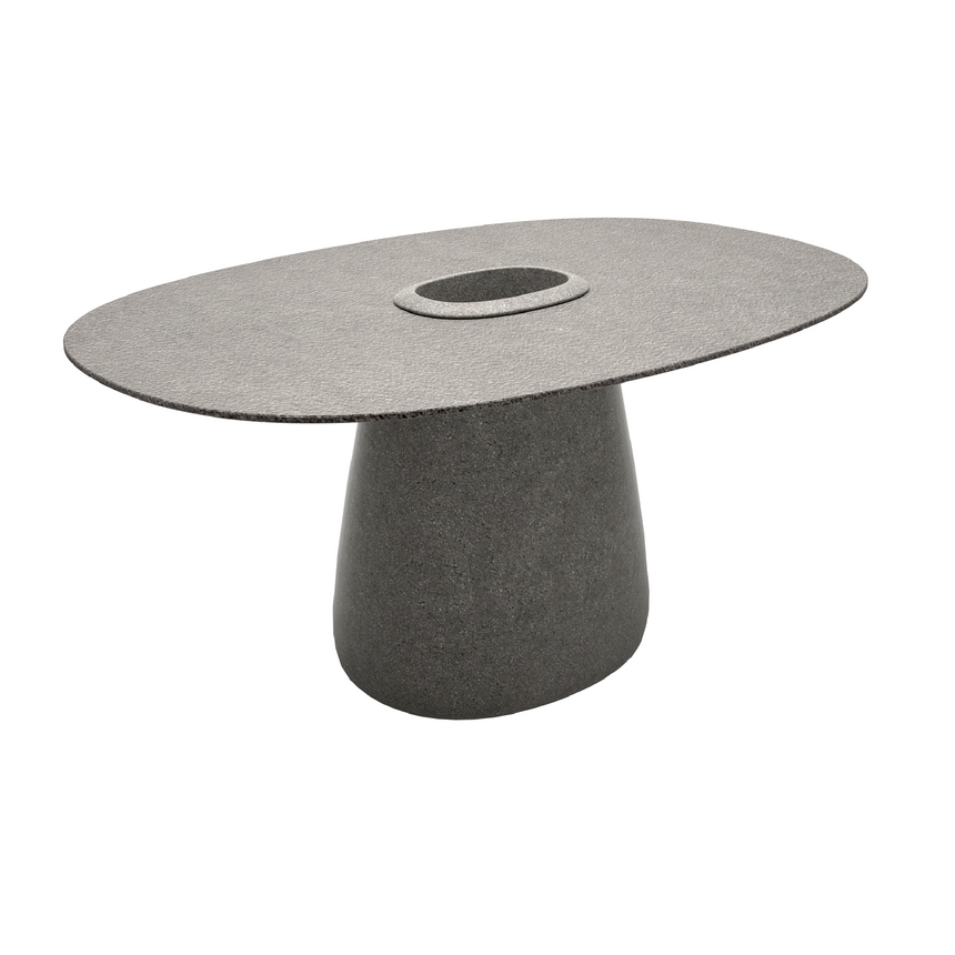 Indoor/Outdoor Bucket Dining Table | Qeeboo Cobble | Italianfurniture.com