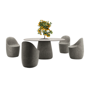 Indoor/Outdoor Bucket Dining Table | Qeeboo Cobble | Italianfurniture.com