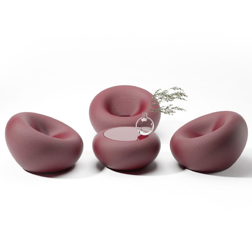 Round Outdoor Lounge Chair | Qeeboo Nami | Italianfurniture.com