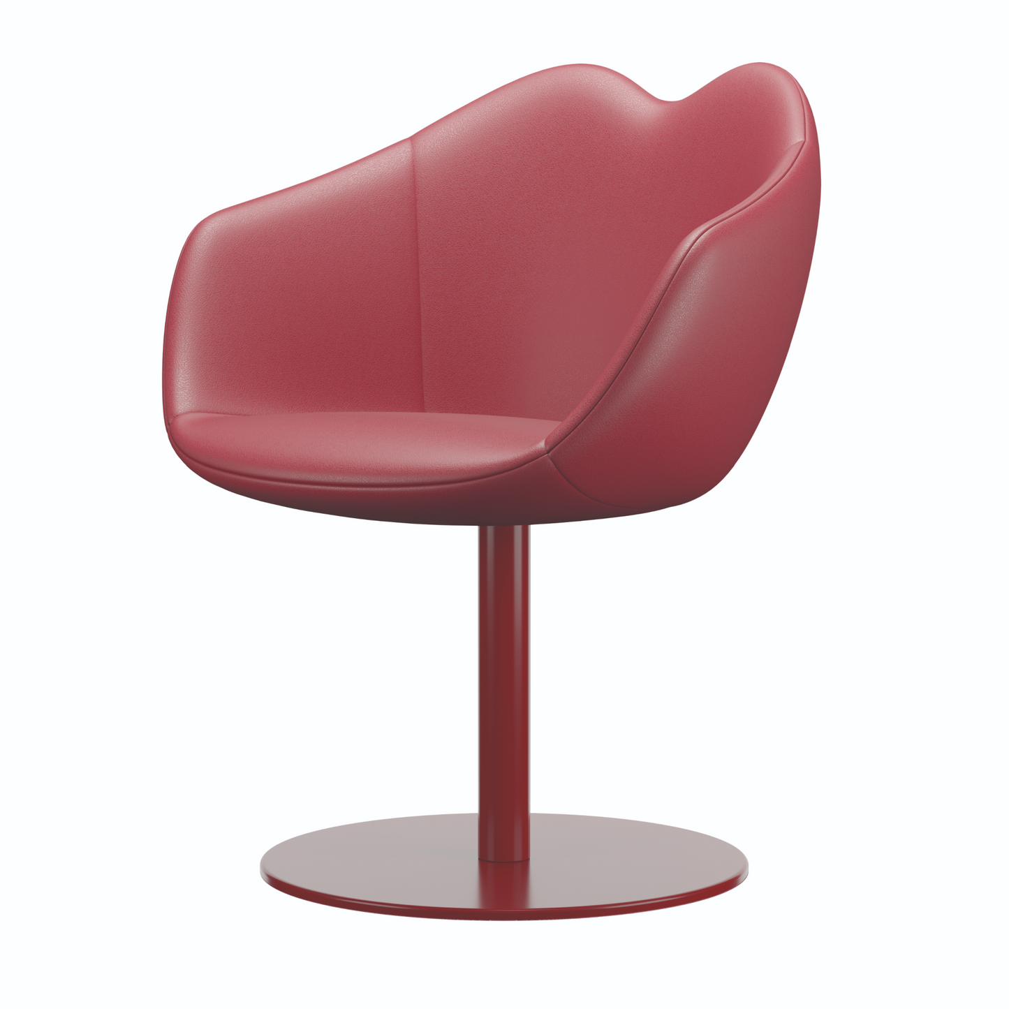 Lips-Shaped Swivel Chair | Qeeboo Xoxo | Italianfurniture.com