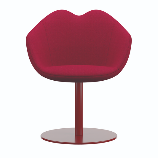 Lips-Shaped Swivel Chair | Qeeboo Xoxo | Italianfurniture.com