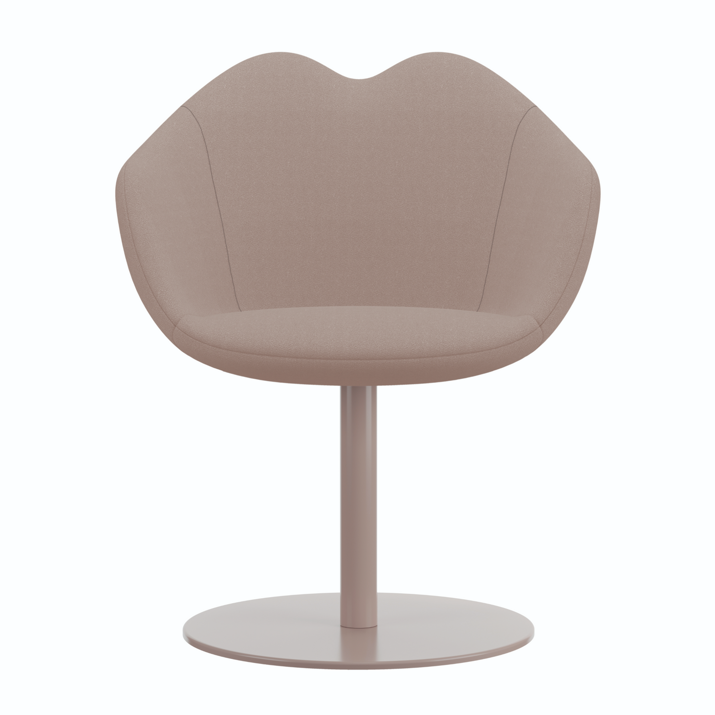 Lips-Shaped Swivel Chair | Qeeboo Xoxo | Italianfurniture.com