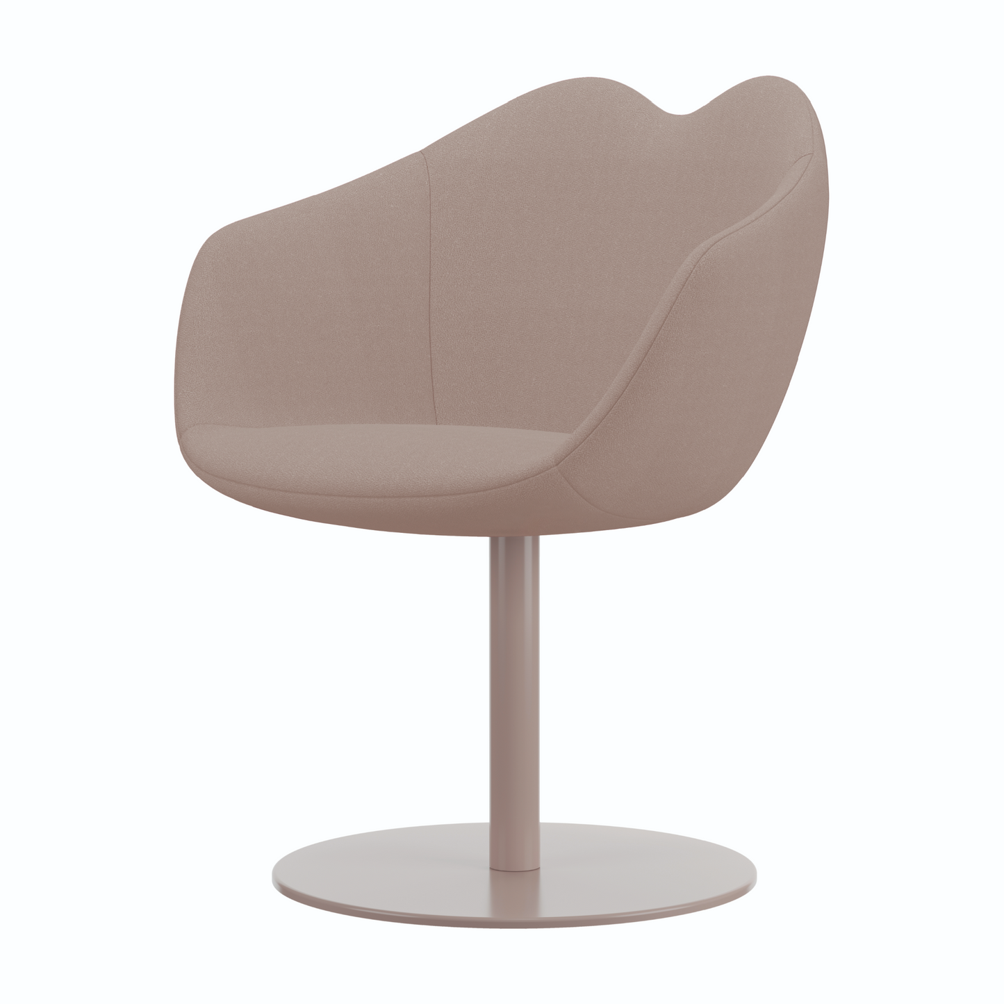 Lips-Shaped Swivel Chair | Qeeboo Xoxo | Italianfurniture.com