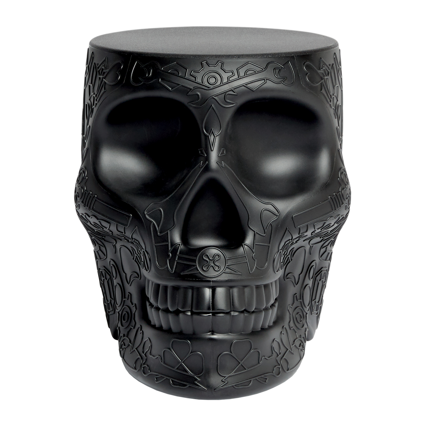 Skull-Shaped Stool Side Table | Qeeboo Mexico | Italianfurniture.com