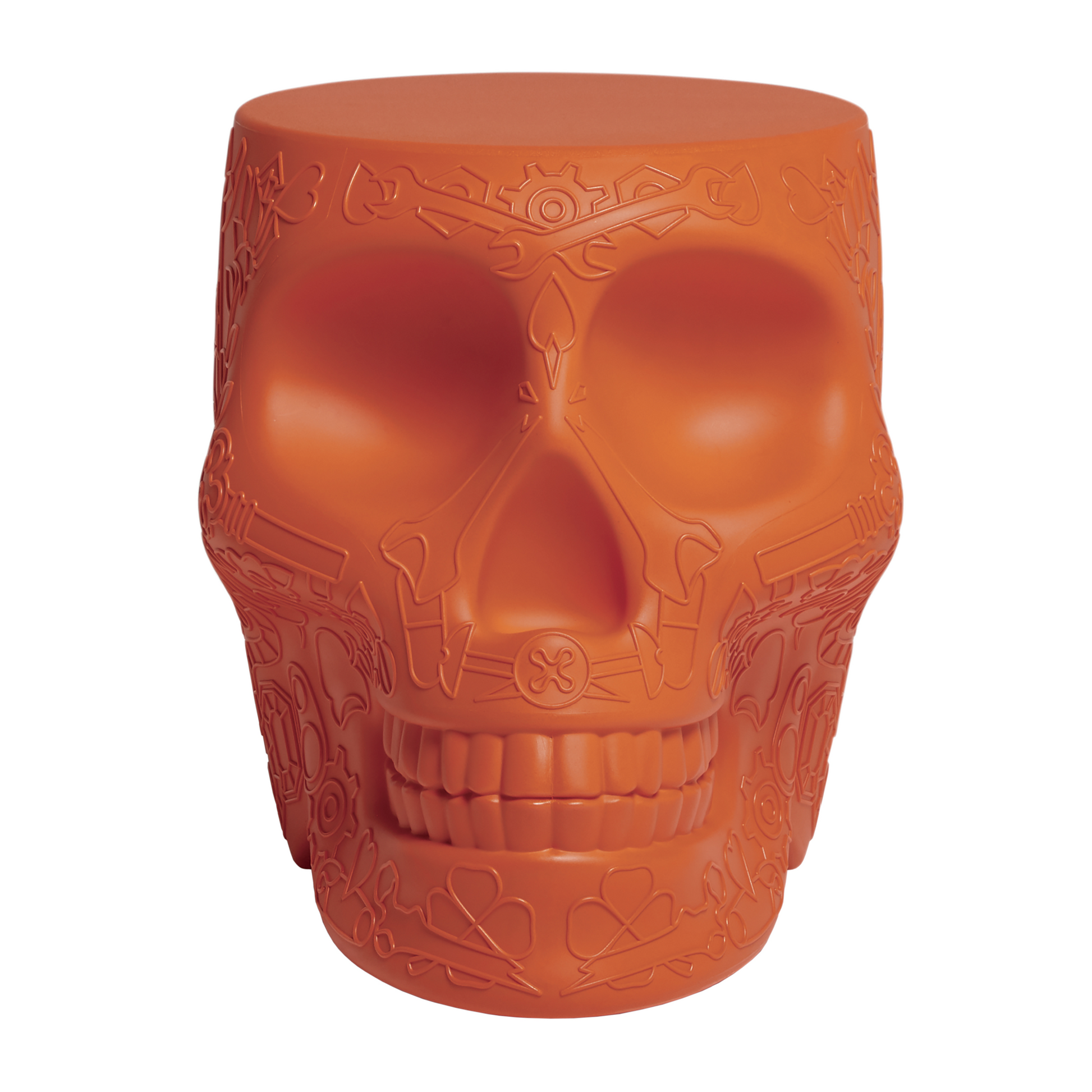 Skull-Shaped Stool Side Table | Qeeboo Mexico | Italianfurniture.com