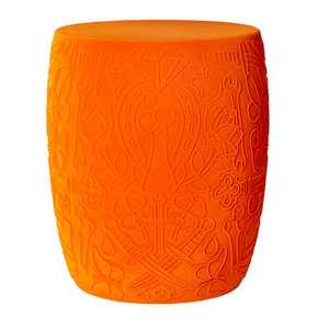 Velvet Skull Stool Side Table | Qeeboo Mexico | Italianfurniture.com